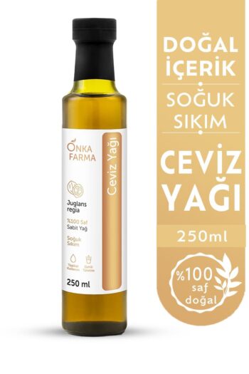 OnkaFarma Onka Farma Ceviz Yağı 250 ml %100 Saf ve Doğal Soğuk Sıkım