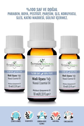 İntense Natural Nioli Uçucu Yağı 10 ml x 3 %100 Saf ve Doğal Niaouli Essential Oil