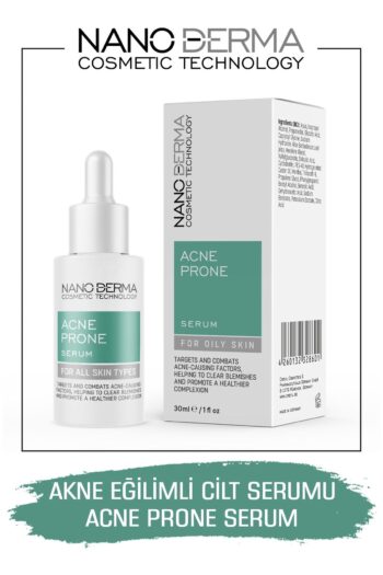 Nanoderma Akne Eğilimli Cilt Serum Sivilce Akne Karşıtı Gözenek Sıkılaştırıcı Arındırıcı Acne Prone Serum 30ML