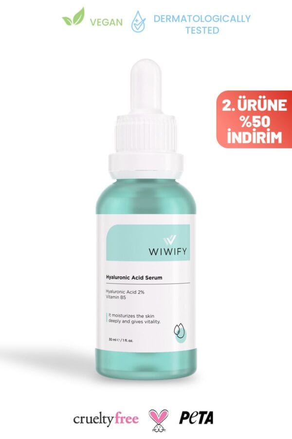 WIWIFY Yoğun Nemlendirici Bakım Serumu (Hyaluronic Acid 2% B5) Tüm Cilt Tipleri İçin