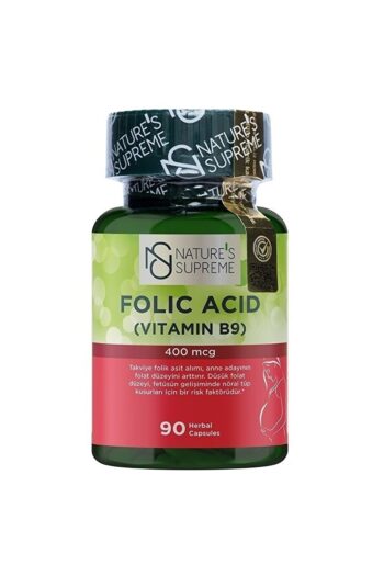 Natures Supreme Folic Acid 400 Mcg 90 Kapsül