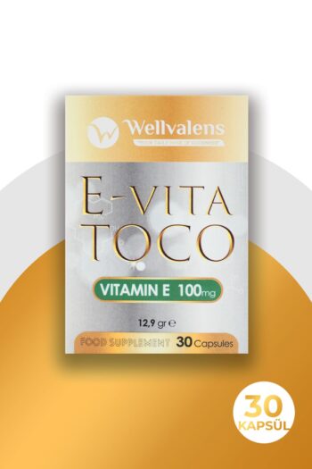 Wellvalens E-vita Toco ( Vitamin E Acetate 100mg) 30 Kapsül
