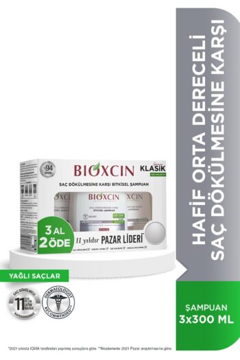 Bioxcin Genesis Yağlı Şaçlar İçin 300ml 3 AL 2 ÖDE - Klasik Saç Dökülme Karşıtı Şampuan