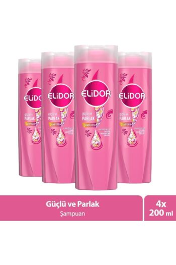 Elidor Superblend Saç Bakım Şampuanı Güçlü Ve Parlak E Vitamini Makademya Yağı Kolajen 200 ml X4