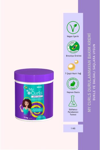 NOVEX My Curls - Bukle Belirginleştirici, 7 Çeşit Nutri Yağ Durulanmayan Saç Bakım Kremi 1kg