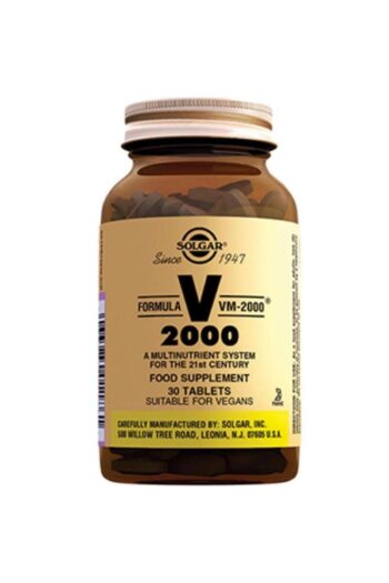 Solgar Formula Vm-2000 Multivitamin & Mineral Takviye Edici Gıda 30 Tablet