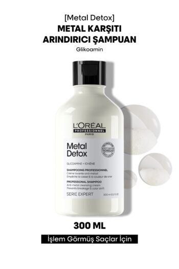 L'oreal Professionnel Serie Expert Metal Detox Renkli Ve Açıcı Ile Işlem Görmüş Saçlar Için Metal Ka