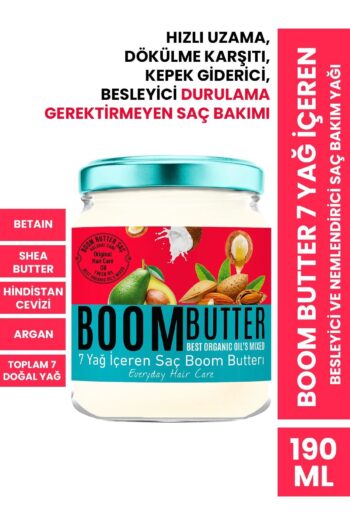 BOOM BUTTER Saç Bakım Yağı 190 ml