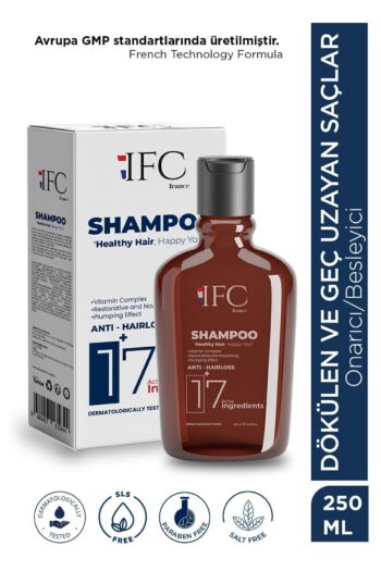 Ifc 17 Aktifli Kolajen, Keratin, Biberiye, Saç Dökülmesine Karşı Hızlı Saç Uzatma Şampuanı - Tuzsuz