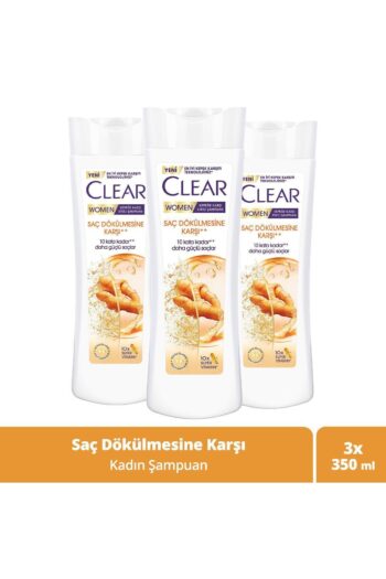 Clear Women Kepeğe Karşı Etkili Şampuan Saç Dökülmesine Karşı 350 ml x3