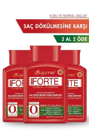Zigavus Forte Kuru Ve Normal Saçlar Için Saç Dökülmesine Karşı Şampuan 300 ml 3 Al 2 Öde Biotin Keratin