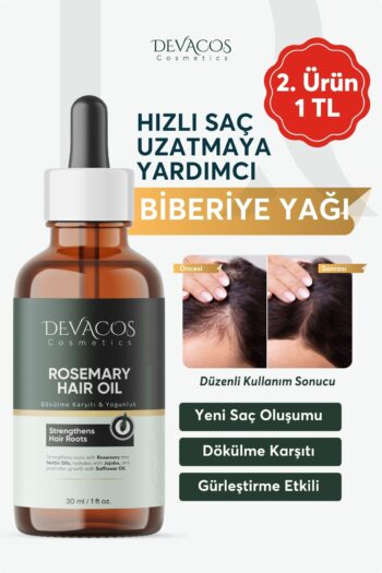DEVACOS Biberiye Maya Yağı Komplexi Saç Dökülmesi Ve Yıpranmış Saçlar Hızlı Saç Sakal Uzatan Biotinli Yağ3
