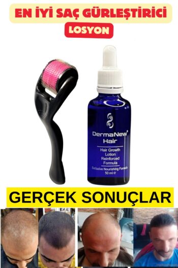 dermanew hair Sac Bakim Seti - Sac Bakimi Sac Serum Ve Yagi - Sac / 1 Adet Roller
