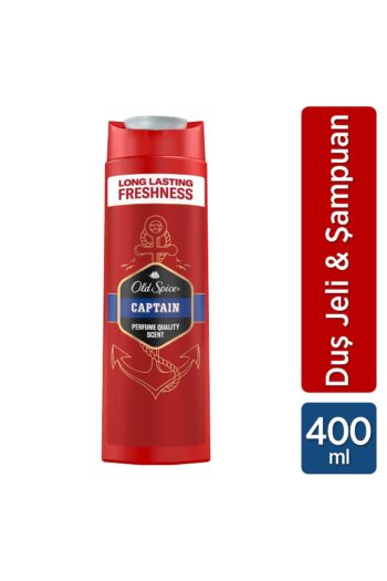 Old Spice Captain Erkekler Için Duş Jeli Ve Şampuan 400 ml