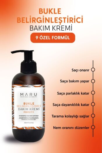 MARU Kıvırcık Ve Dalgalı Saçlar Için (BOUCLE) Bukle Belirginleştirici Bakım Kremi 250 ml 8684091008187