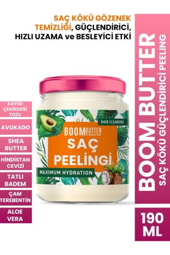 BOOM BUTTER Saç Kökü Güçlendirici Peelingi 190 ml