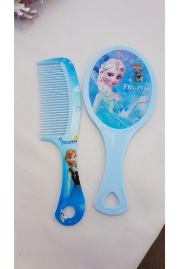 misobaby Sihirli Frozen Aynalı Tarak - Frozen Ayna - Elsa Tarak Seti Mavi