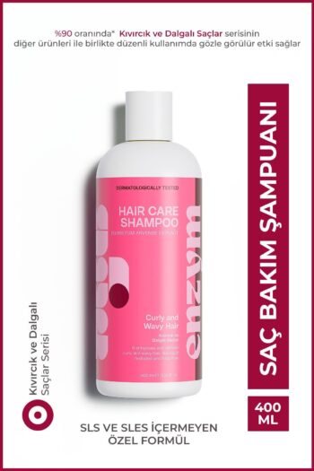 ENZYM COSMETICS Kıvırcık ve Dalgalı saçlar için Saç Bakım Şampuanı 400 ml (bukle belirginleştirici)