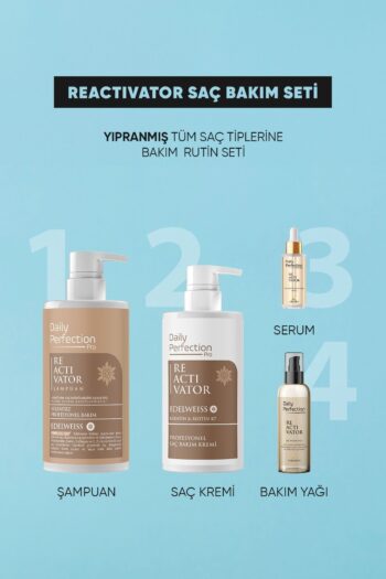 DAILY PERFECTION PRO Reactıvator Saç Bakım Seti Saç Dökülme Karşıtı (Şampuan-Saç Bakım Kremi-Saç Bakım Yağı-Serum)