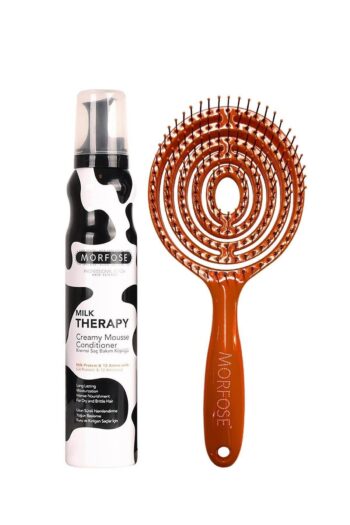 Morfose Oval Saç Fırçası + Milk Therapy Saç Köpüğü 200 ml