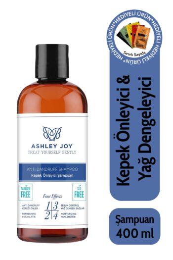 Ashley Joy Yağlı Saçlar Için Kepek Karşıtı Kaşıntı Önleyici Anti Dandruff Şampuan 400 ml