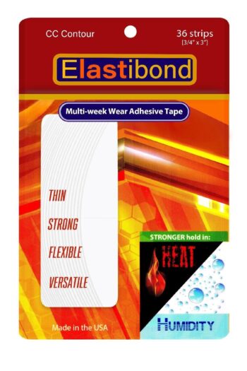 True Tape Elastibond Protez Saç Bandı Oval (''cc'' - 2,0cm X 7.5cm) 36 Adet