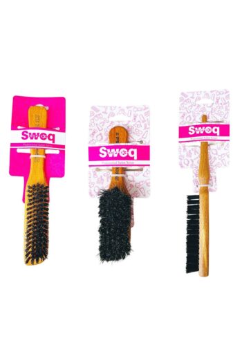 SWOQ Profesyonel 3'lü Topuz Fırçası Tpz17 &tpz7 Topuz Fırçası & Mini Fade Topuz Ve Sakal Fırçası