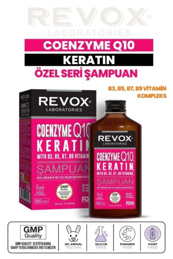 Revox Coenzyme Q10 Keratin Vitamain Kompleks Güçlendirici Yenileyici Derin Besleyici Saç Bakım Şampuanı