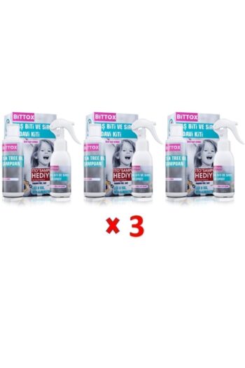 Bittox Bit Spreyi 100 Ml + Çay Ağacı Yağı Bit Şampuanı 150 Ml + Çelik Tarak Hediyeli X 3 Adet