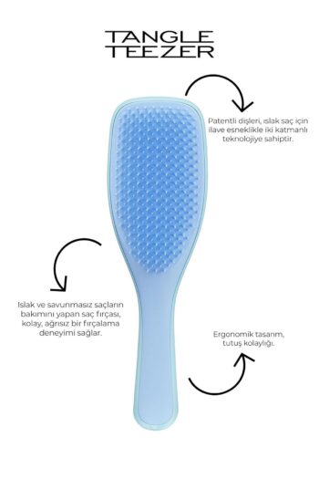 Tangle Teezer The Ultimate Wet Detangler Regular Denim Blue Saç Fırçası