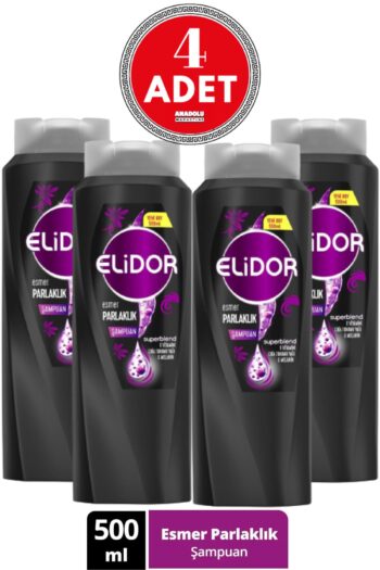 Elidor Superblend Şampuan Esmer Parlaklık 500 Ml 4 Adet