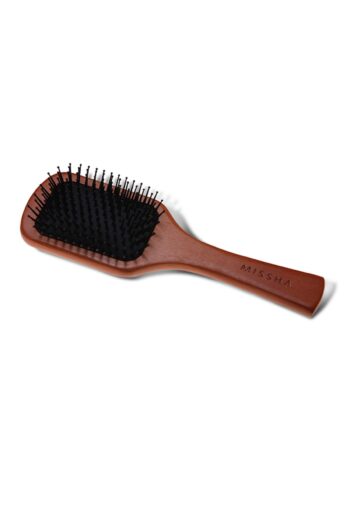 Missha Elektriklenmeyi Önleyen Ahşap Saç Fırçası Wooden Cushion Hair Brush (MEDİUM)