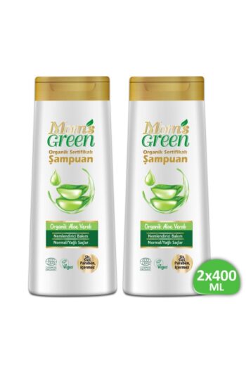 Mom's Green 2'li Set - 400 ml Organik Aloeveralı Şampuan ( 400 ml X 2 Adet )