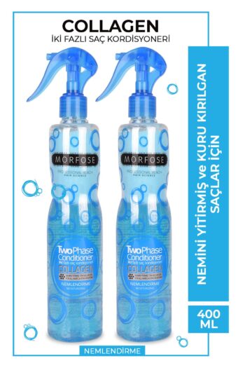 Morfose Çift Fazlı Kolajen Içeren Fön Suyu 400 ml -nemini Yitirmiş , Kuru Kırılgan Saçlar 2 Adet