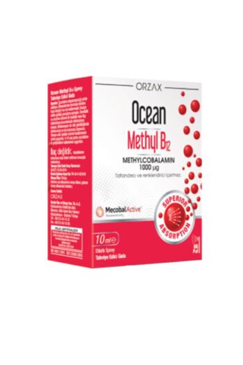 Orzax Ocean Methyl B12 10 ml - Takviye Edici Gıda