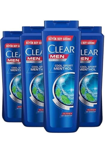 Clear Men Kepeğe Karşı Etkili Şampuan Cool Sport Menthol 600 Ml X 4