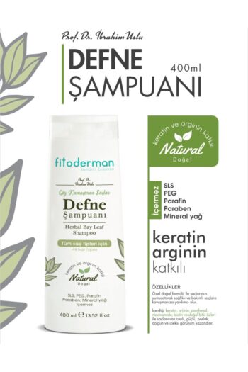 Fitoderman Defne Özlü ,keratin, Arginin, Biotin Katkılı Dökülme Karşıtı Bitkisel Defne Şampuanı