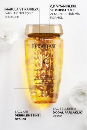 Kerastase Elixir Ultime Le Bain - Argan Yağlı Güçlendirici-İnanılmaz Parlak Saçlar İçin Şampuan 250ml8.5fl.oz