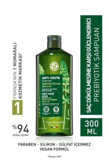 Yves Rocher Saç Dökülmesine Karşı (anti-chute) Güçlendirici Prebiyotik Şampuan - Sülfatsız &-300 Ml