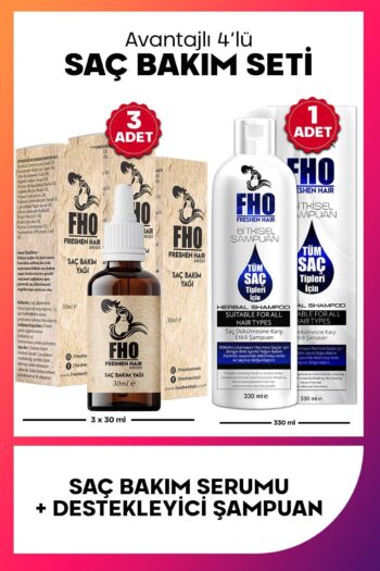 FHO Freshen Hair Freshen Hair +3 Adet Saç Bakım Serumu + 1 Adet Bitkisel Şampuan Fırsat Seti