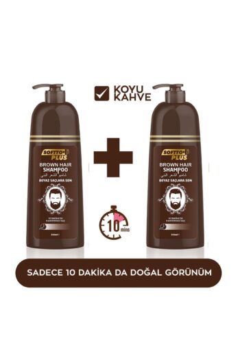 Softto Plus 2'li Brown Hair Shampoo Beyaz Saçlardan Kurtulmanın Yolu 350 ml + 350 ml