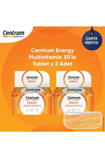 Centrum Energy Multivitamin 30'lu Tablet * 2 Adet+ Hediye Çanta