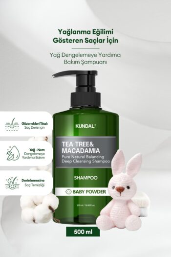 Kundal Sorunlu Saç Derisine Özel Şampuan Tea Tree & Macadamia Deep Cleansing Shampoo (BABY POWDER)