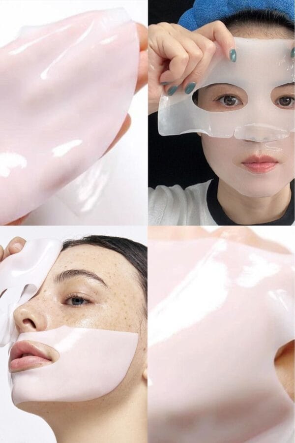 Pastelya Şeffaflaşan Maske Doğal Kolajen Cilt Maskesi – Anında Parlaklık Ve Nemlendirme