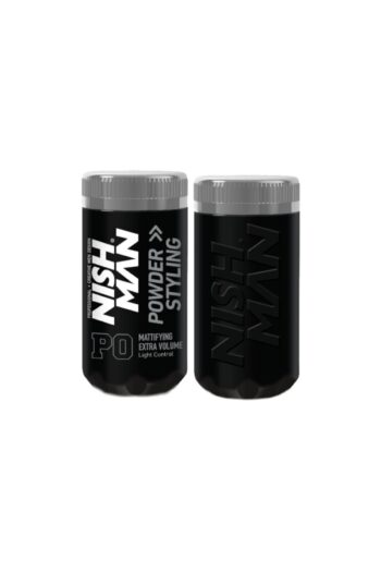 NISHMAN P0 Ultra Hacim Ve Mat Efekt Verici Sert Pudra Wax Saç Şekillendirici - 20 gr