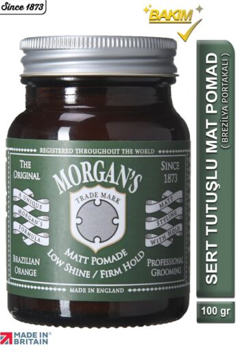 Morgan's Pomade Morgan's Low Shine Sert Tutuşlu Mat Saç Şekillendirici Pomat (GREEN LABEL) 100gr