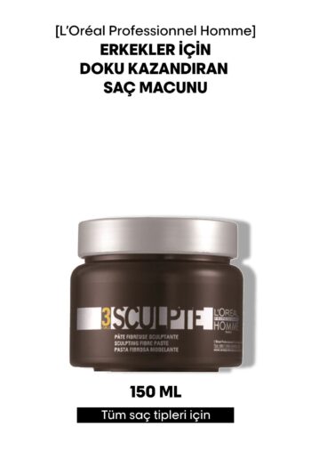 L'oreal Professionnel Loreal Professionnel Erkekler Için Doku Kazandıran Saç Macunu - Homme Sculpte 150 ml