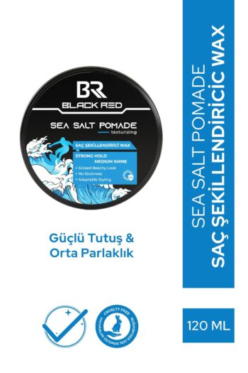 Black Red Black&Red Wax Saç Şekillendirici Wax Sea Salt Pomade Deniz Tuzlu Wax Erkek Güçlü Tutuş - 120 ml
