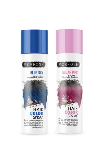 Morfose Mech 24 Saate Kadar Etkili Pembe Mavi Renkli Saç Spreyi 150 ml 2 Adet
