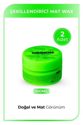 Morfose Ossion Matte Styling Wax Yeşil 100 ml X 2 Adet